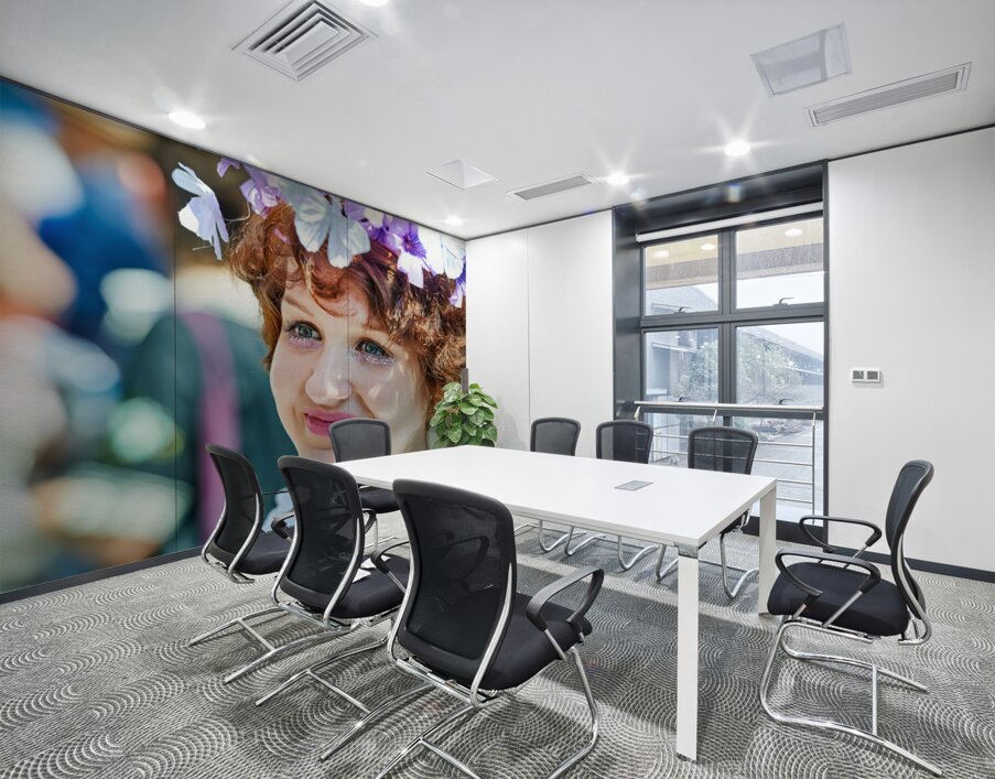 Easter parade in Manhattan with people celebrating and enjoying  Wall Printing