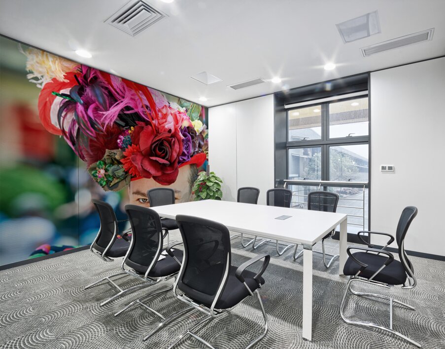 Festive celebration in Manhattan during Easter Sunday parade Wall Printing