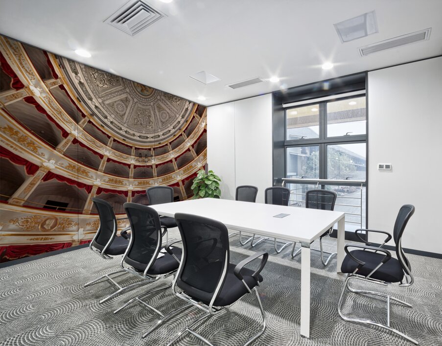 View from the stage of Teatro Tina di Lorenzo in Noto Sicily Ita Wall Printing