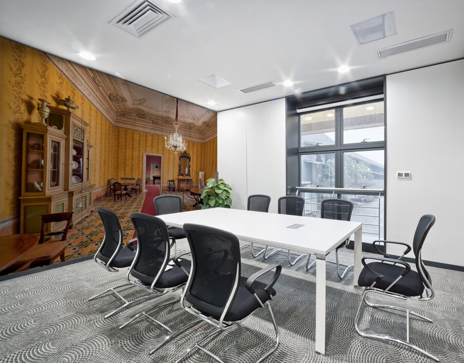 Visit to the palazzo nicolaci palace in noto sicily italy Wall Printing