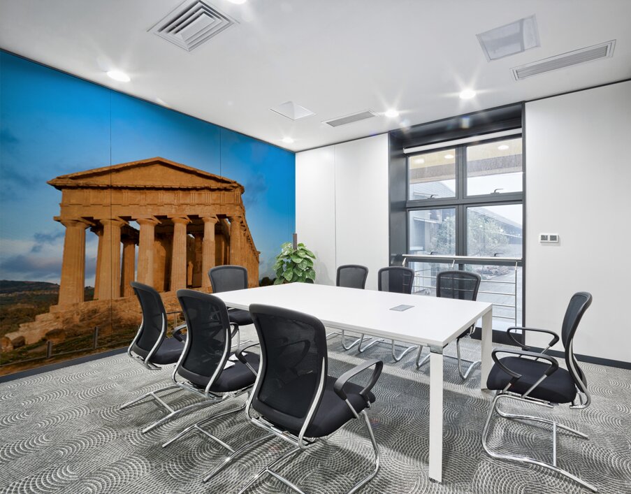 Visit to Concordia Temple in Valle dei Templi Agrigento Wall Printing