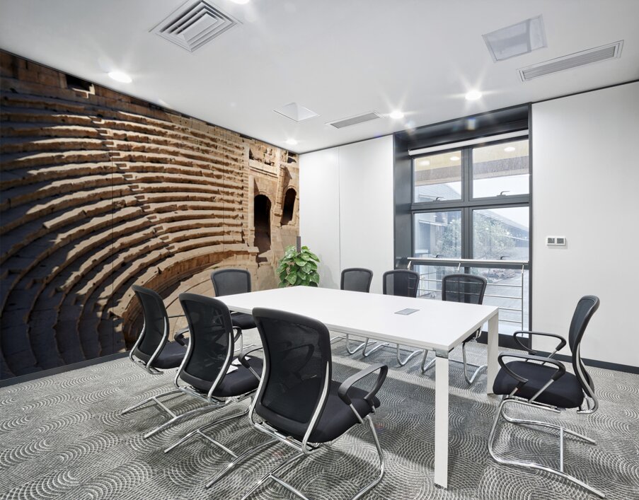 Exploring the theater of Gerasa in Jerash Jordan Wall Printing