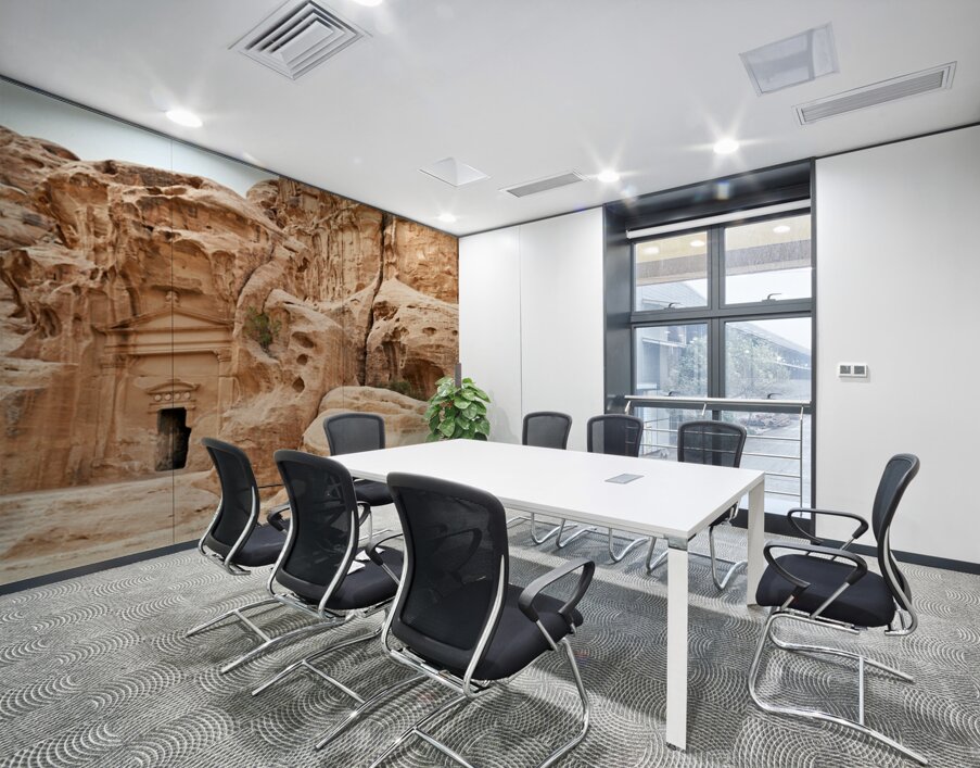 Exploring Little Petra archaeological site in Jordan Wall Printing