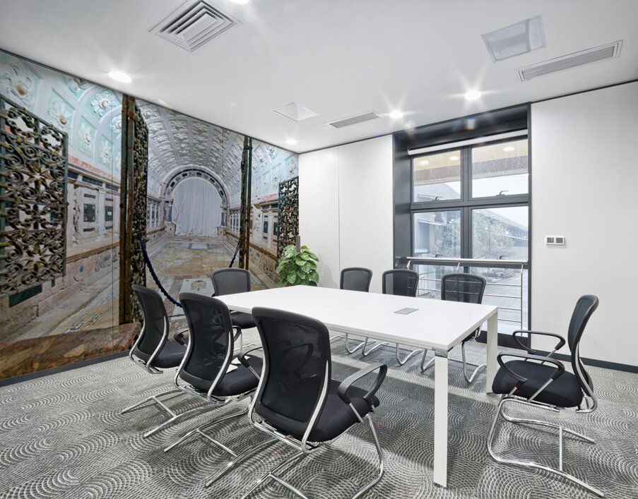 Exploring the crypt in the Norman Cathedral of Gerace Calabria I Wall Printing