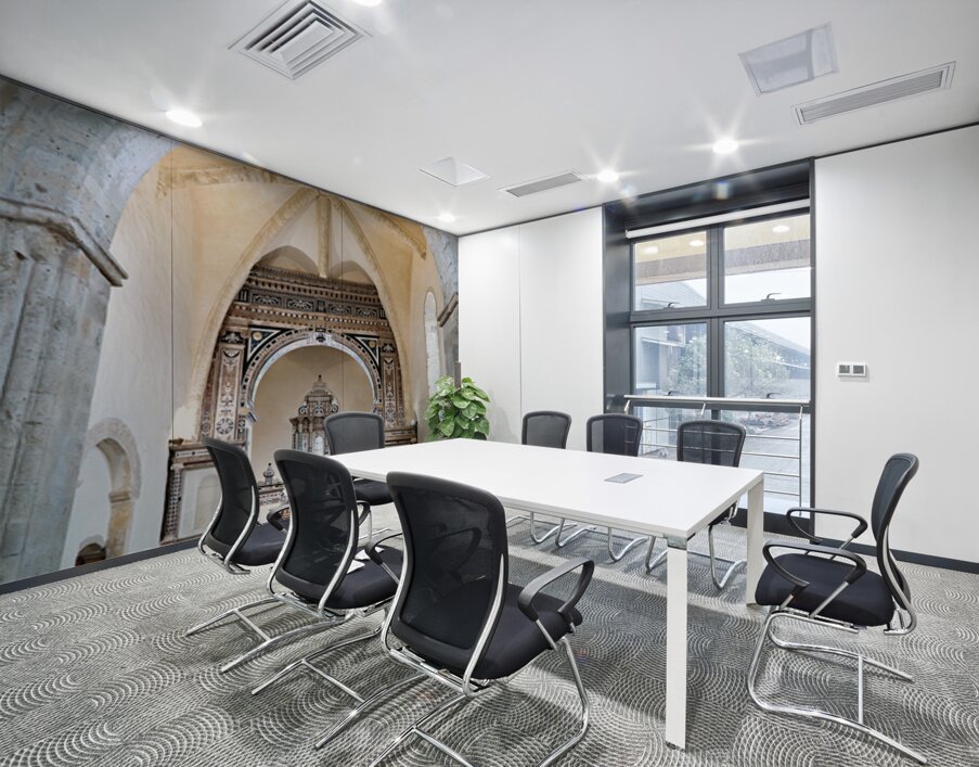 Baroque altar of Saint Francis of Assisi church in Gerace Calab Wall Printing