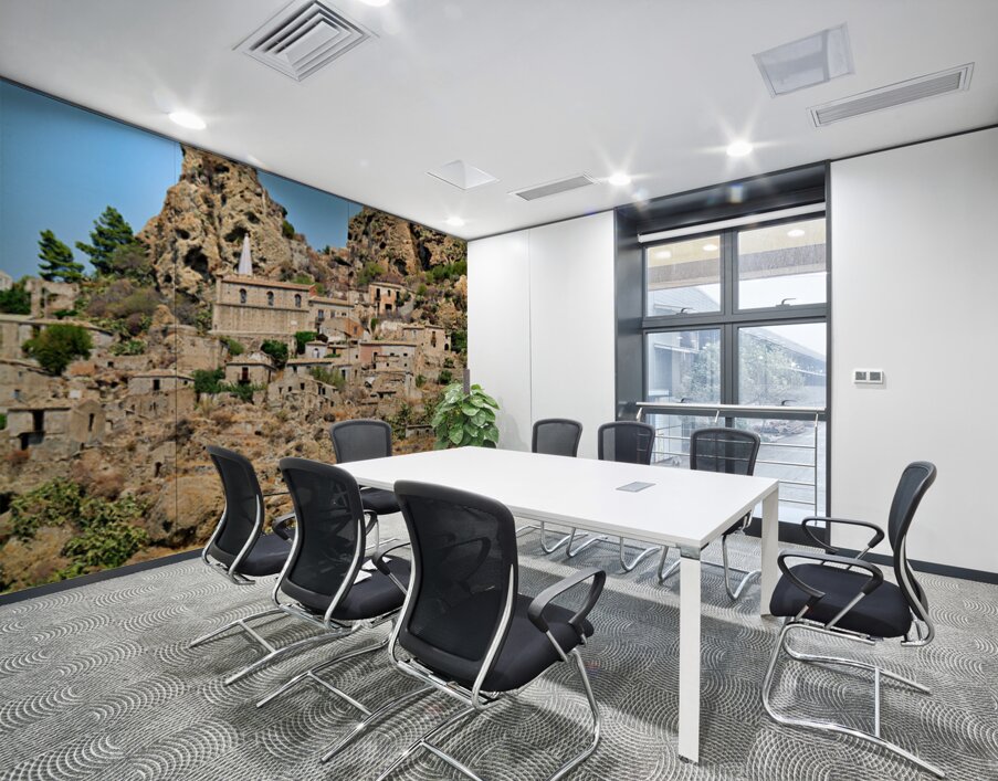 Exploring Pentedattilo the abandoned town in Calabria Italy Wall Printing