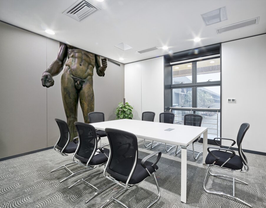 Riace Bronze statue B displayed in Reggio Calabria Museum Wall Printing