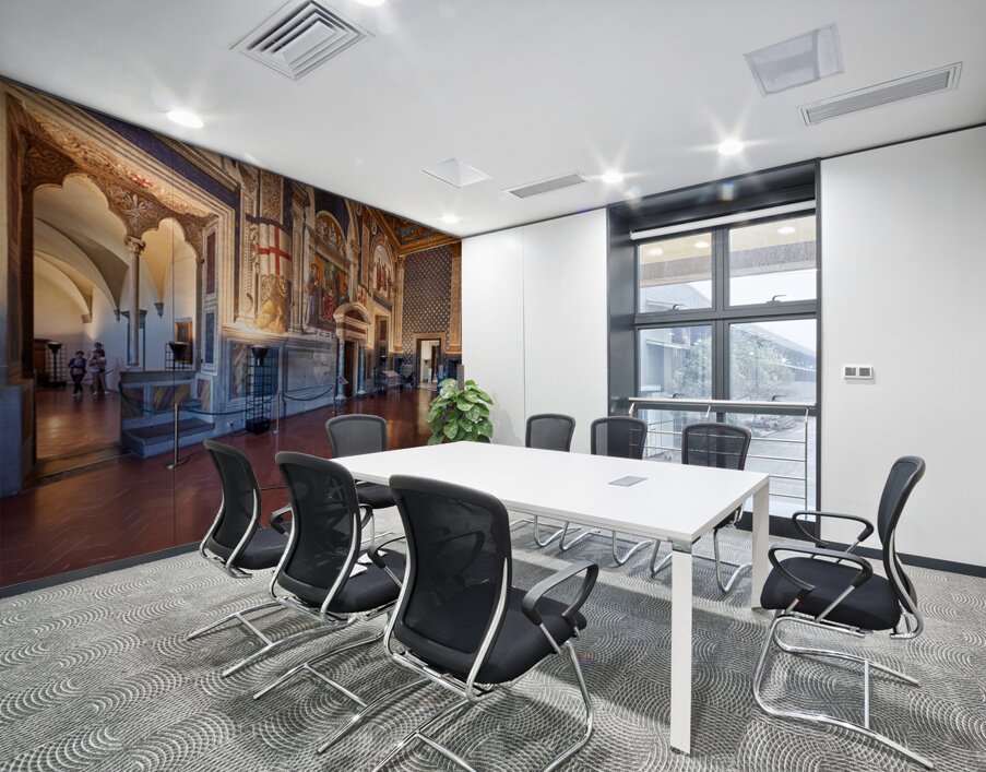 Museums in Palazzo Vecchio present art and history in Florence Wall Printing