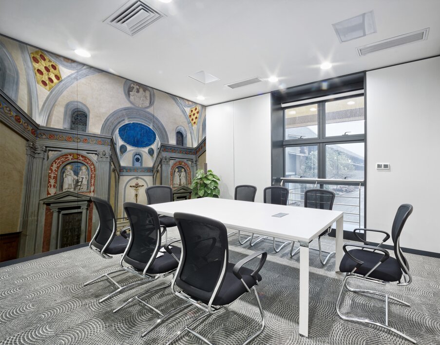 Visit to the basilica of san lorenzo in florence tuscany italy Wall Printing