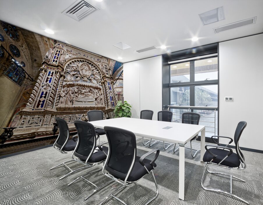 Orsanmichele church in Florence with Orsancagnas Tabernacle Wall Printing