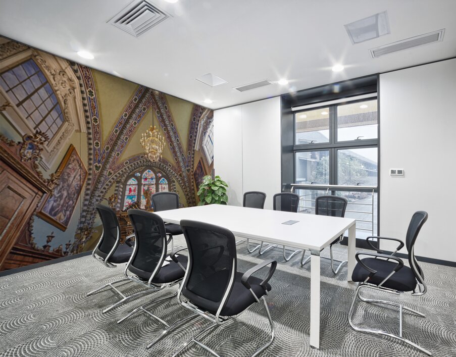 Visit to santa maria novella church in florence tuscany italy Wall Printing