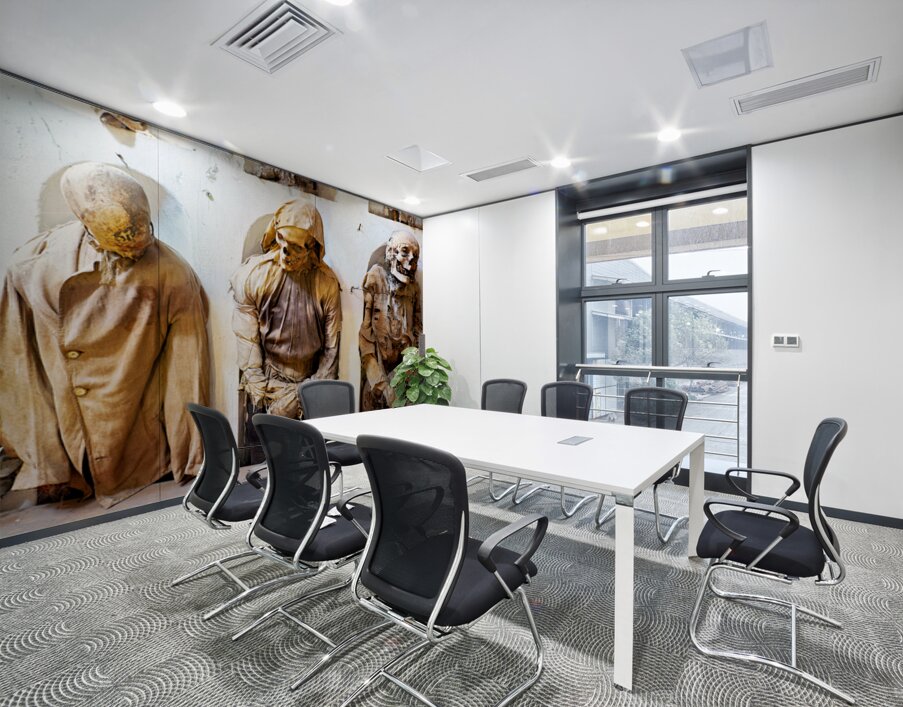 Exploring capuchin catacombs in palermo sicily italy Wall Printing