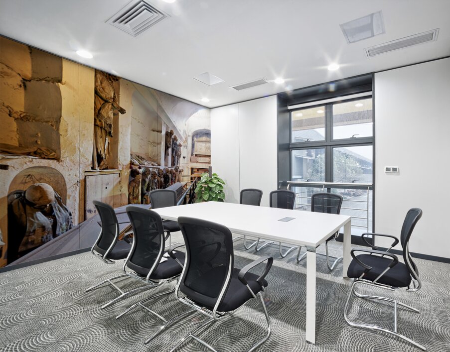 Exploring the capuchin catacombs in palermo sicily italy Wall Printing