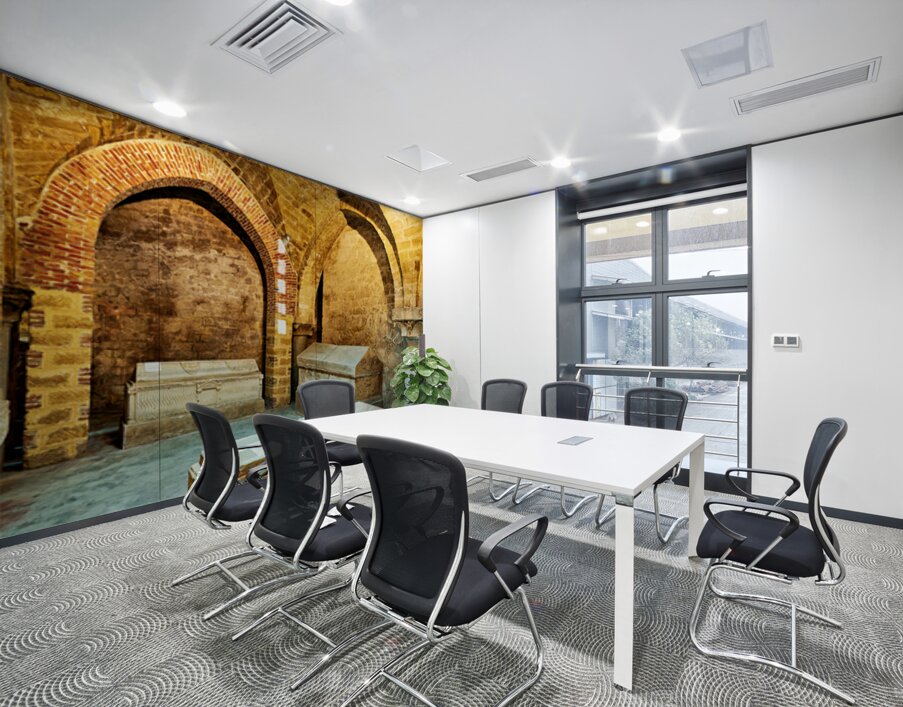 Exploring the crypt of Palermo Cathedral in Sicily Italy Wall Printing