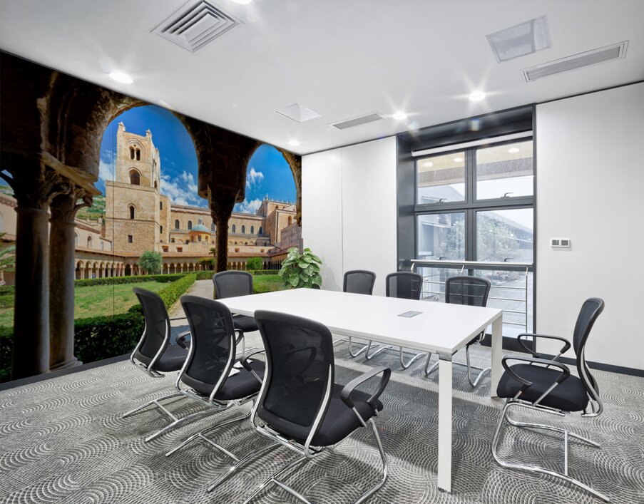 Discovering Duomo di Monreale in Palermo Sicily Italy Wall Printing