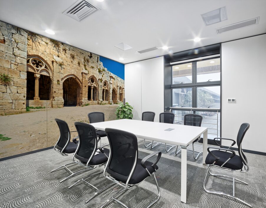 Exploring Krak des Chevaliers crusader castle in Syria Wall Printing