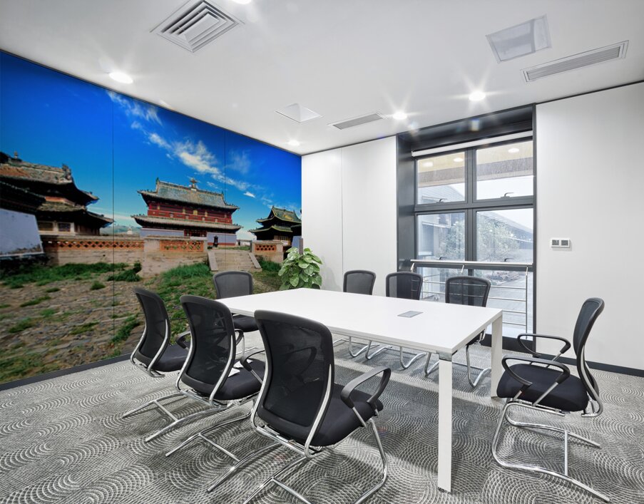 Exploring Erdene Zuu Monastery in Mongolias landscape Wall Printing