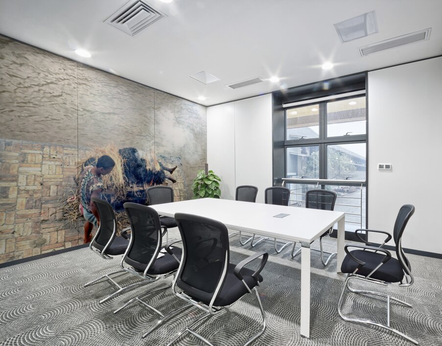 Cremation ceremony in Pashupatinath Kathmandu Nepal Wall Printing