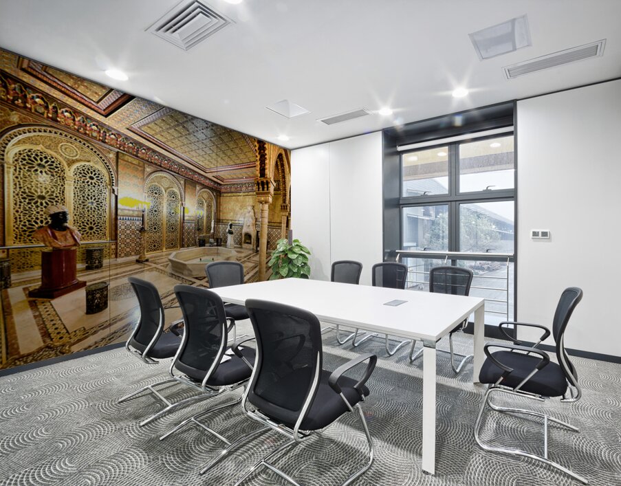 Exploring lions bridge in st. petersburg Wall Printing