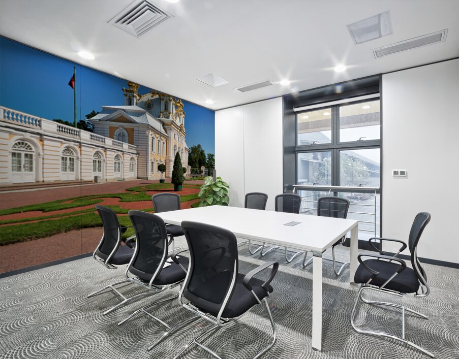 Exploring peterhof palace in saint petersburg russia Wall Printing