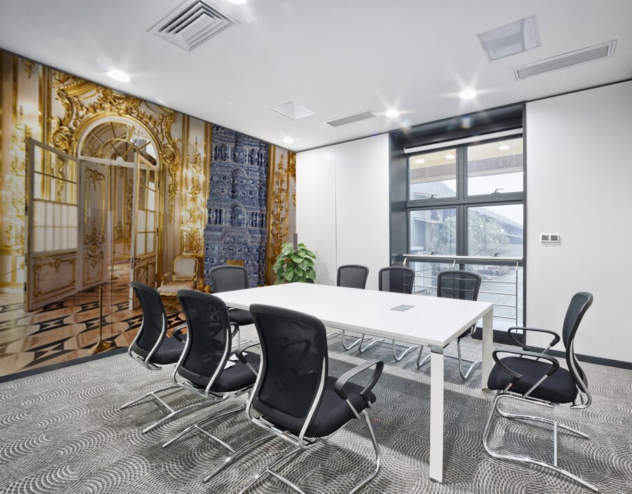 Catherine Palaces ornate interior in St. Petersburg Wall Printing