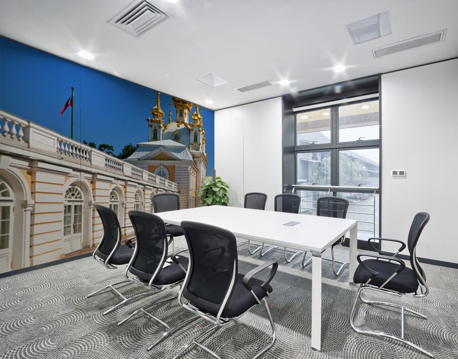 Exploring peterhof palace in saint petersburg russia Wall Printing