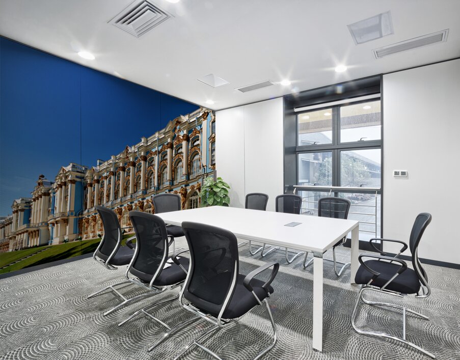 St. Petersburg shows Catherine Palace in clear sunlight Wall Printing