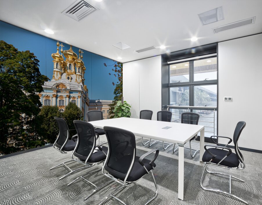 Catherine palace in pushkin saint petersburg russia Wall Printing