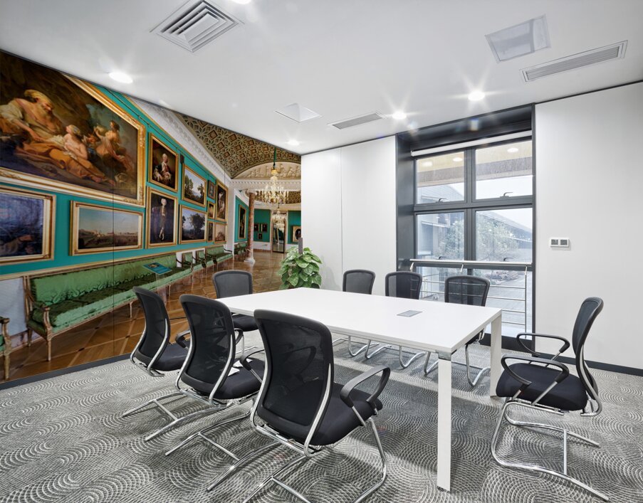 Exploring stroganov palace in st. petersburg russia Wall Printing