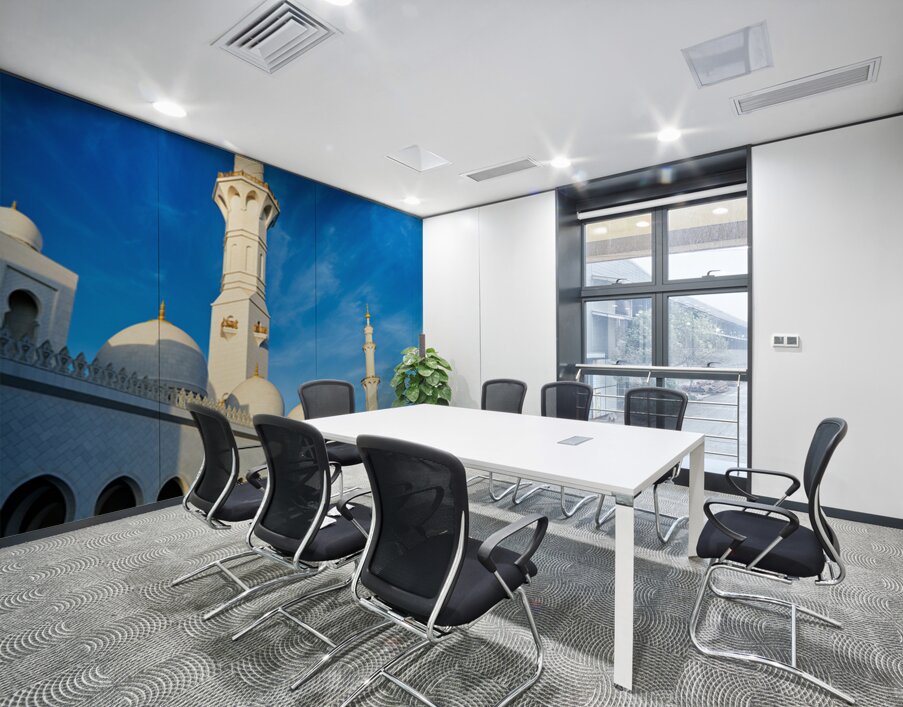 Visit to the iconic Sheikh Zayed Grand Mosque in Abu Dhabi Wall Printing