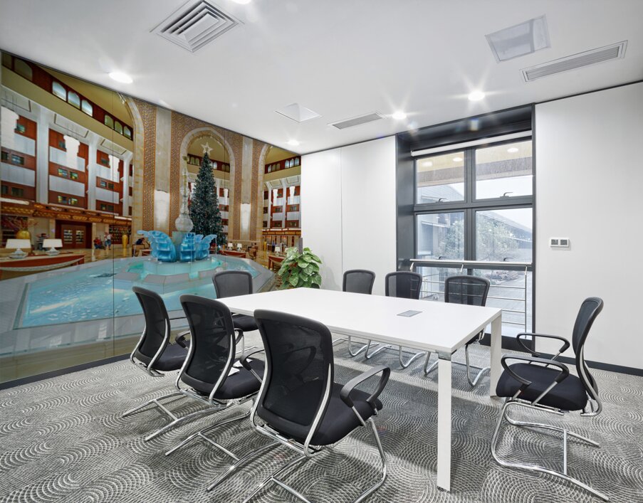 Holiday decoration in Al Bustan luxury hotel in Muscat Wall Printing