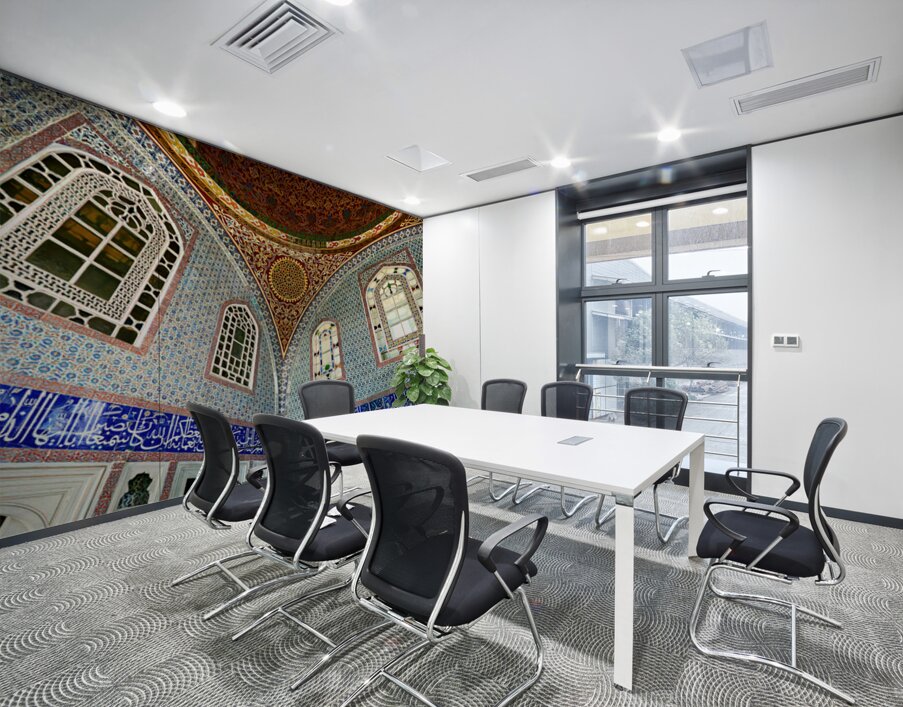 Visit to privy chamber of murat iii in topkapi palace harem Wall Printing