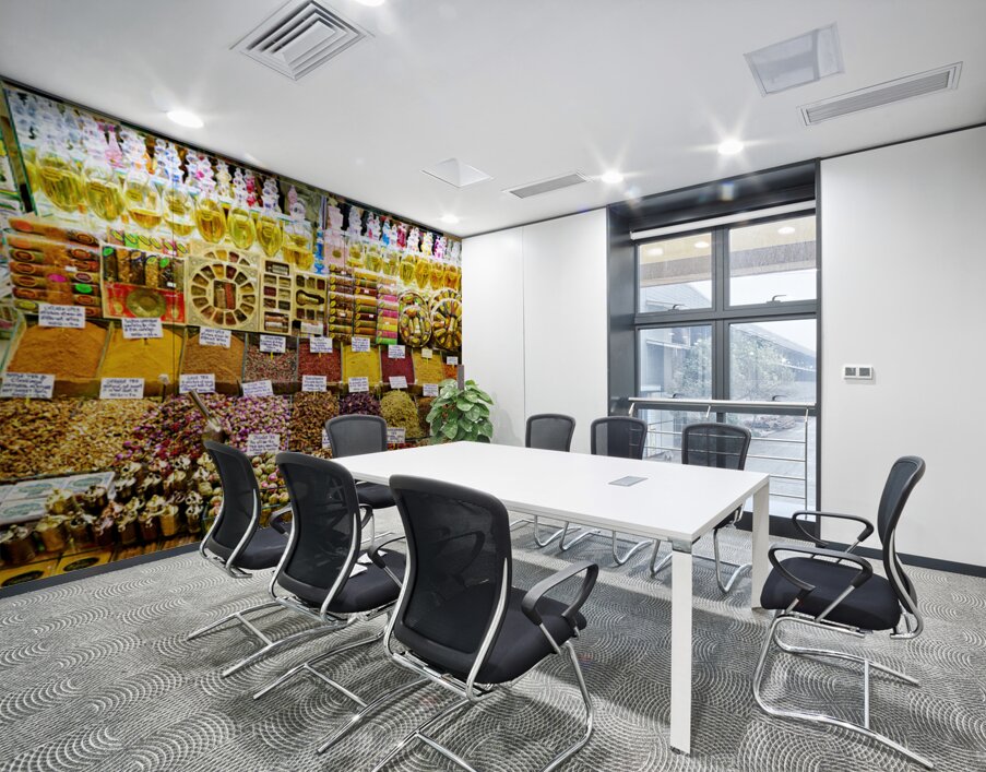 Discover many spices and oils in Istanbuls Grand Bazaar Wall Printing