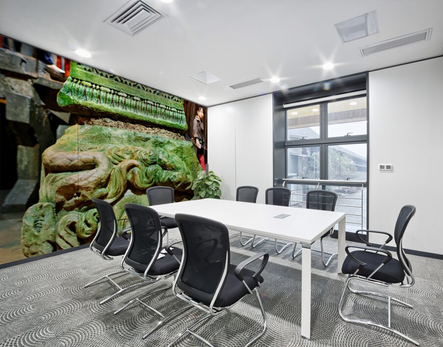 Visit to Basilica Cistern in Istanbul shows ancient columns Wall Printing