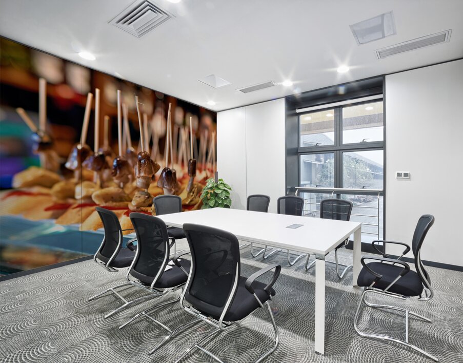 Tasty tapas served in a bar in Barcelona Catalonia Spain Wall Printing