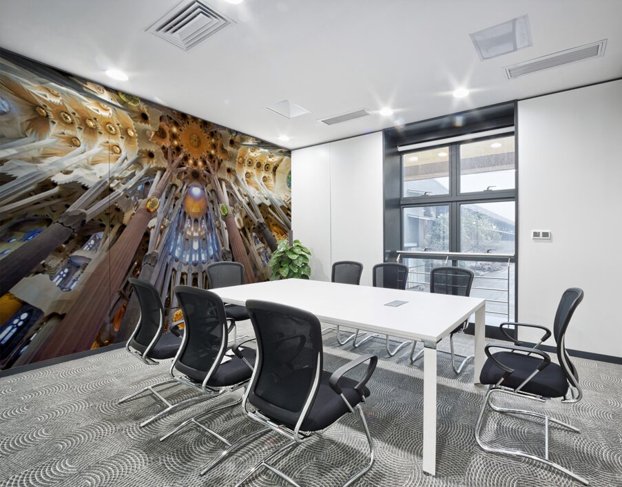 Inside Basílica de la Sagrada Família Barcelona Wall Printing
