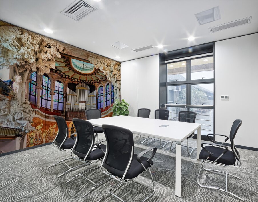 Visit to Palau de la Musica Catalana in Barcelona Wall Printing