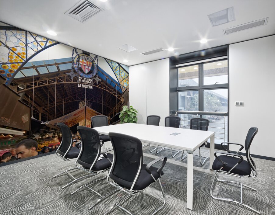 Entrance to Mercat de Sant Josep de la Boqueria in Barcelona Wall Printing