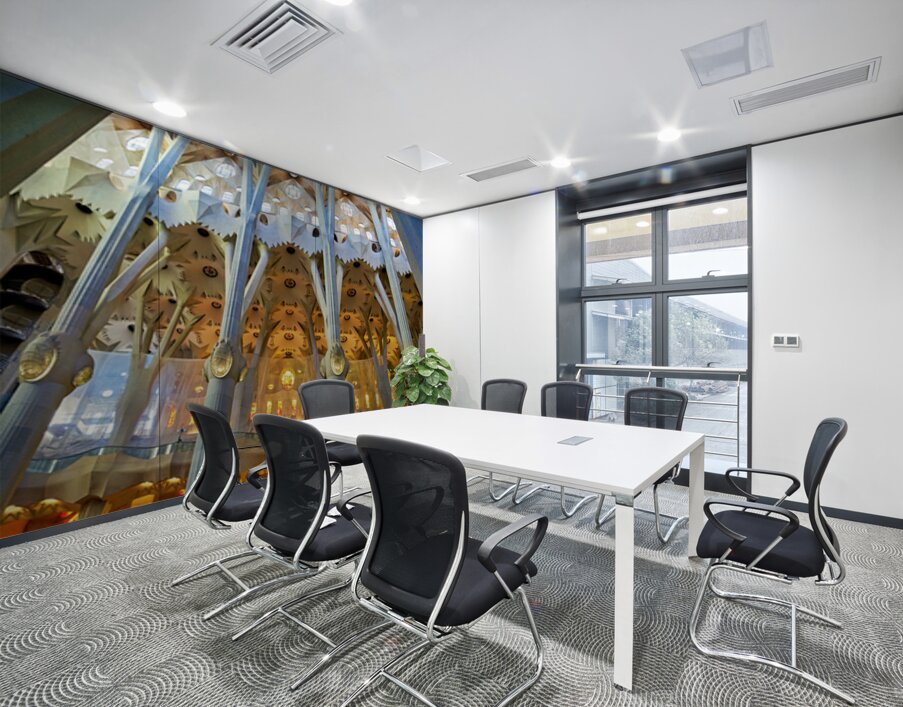 Explore the stunning interior of Basílica de la Sagrada Famíli Wall Printing