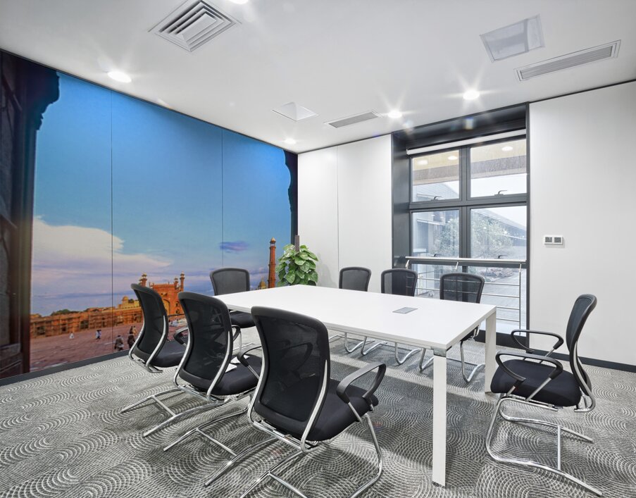 View of Badshahi Mosque in Lahore at sunset Wall Printing