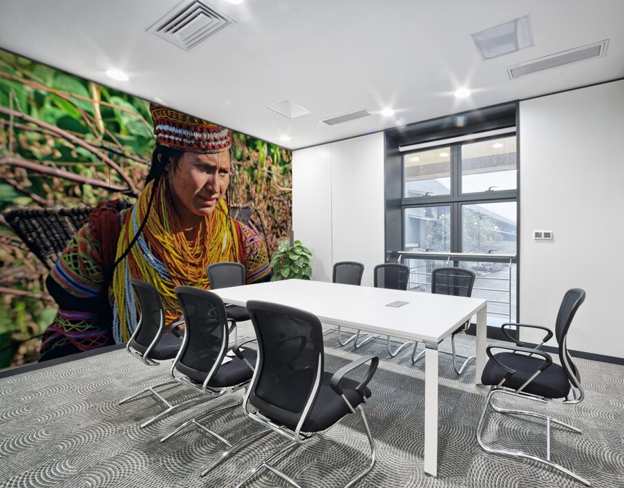 Life in kalash village of bumburet valley in pakistan Wall Printing