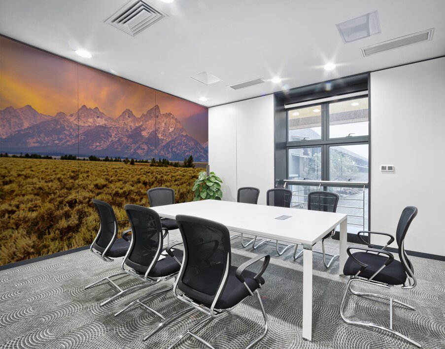 Grand Teton National Park view during the evening light Wall Printing
