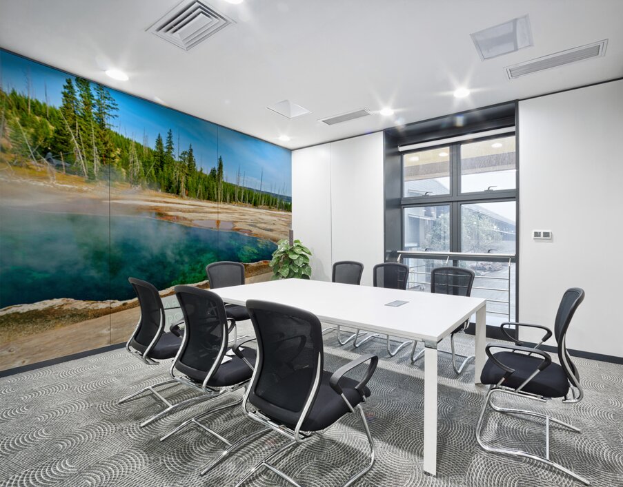 Visit Abyss Pool in Yellowstone National Park for a unique view Wall Printing