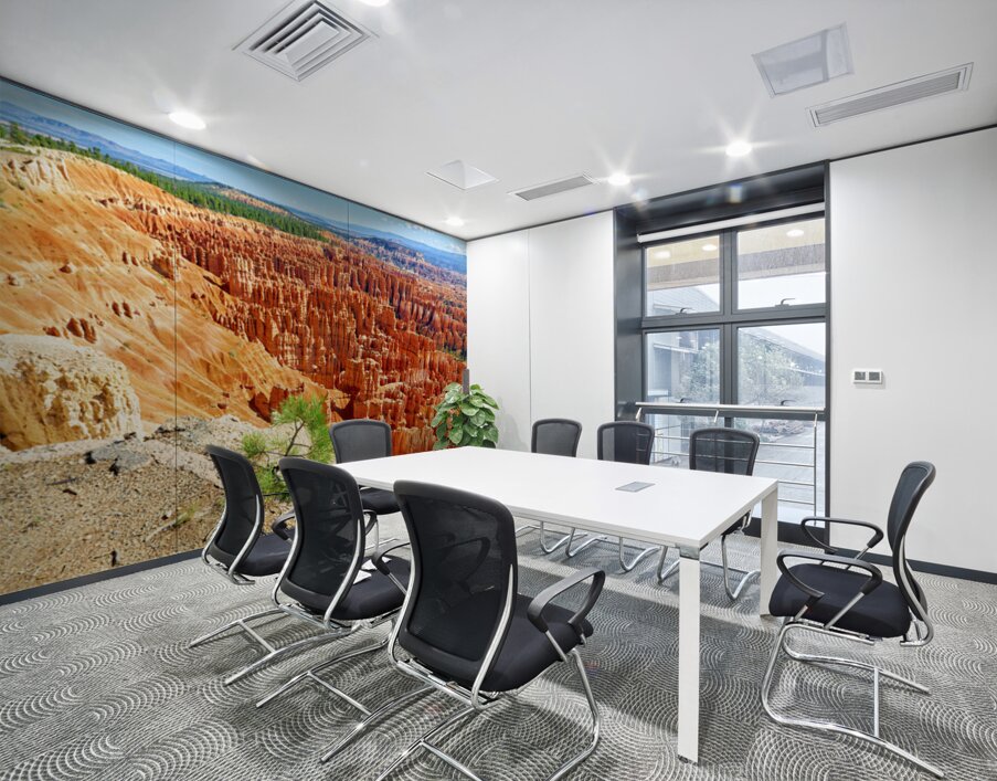 View from inspiration point at bryce canyon national park Wall Printing