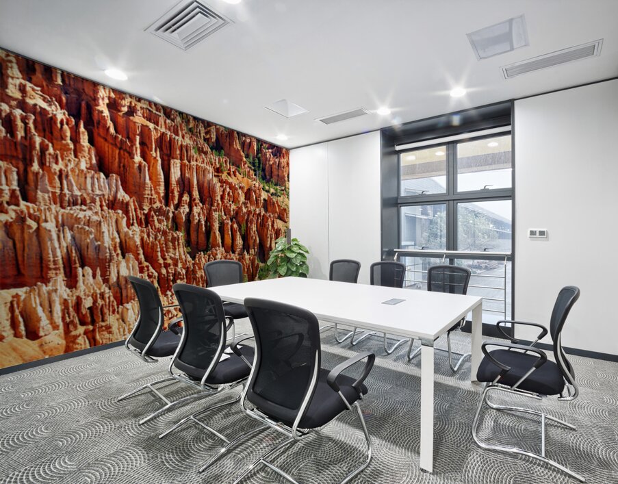 View from inspiration point at bryce canyon national park Wall Printing