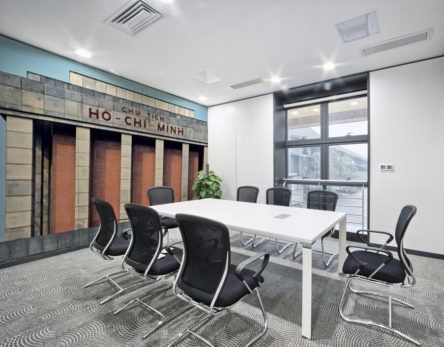 Hanoi displays Ho Chi Minh Mausoleum in Vietnam during daylight Wall Printing