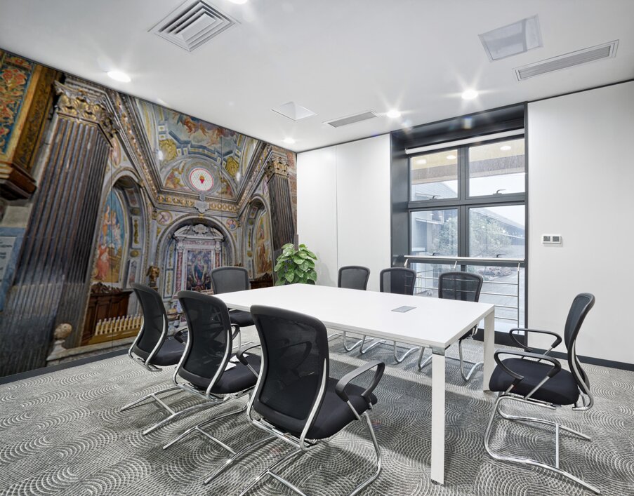 Explore the interior of Collegiata di Santa Maria Assunta Wall Printing