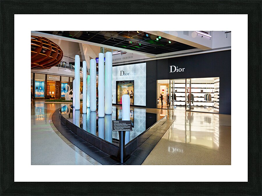 Crystals Mall City Center. Las Vegas Nevada USA Picture Frame print