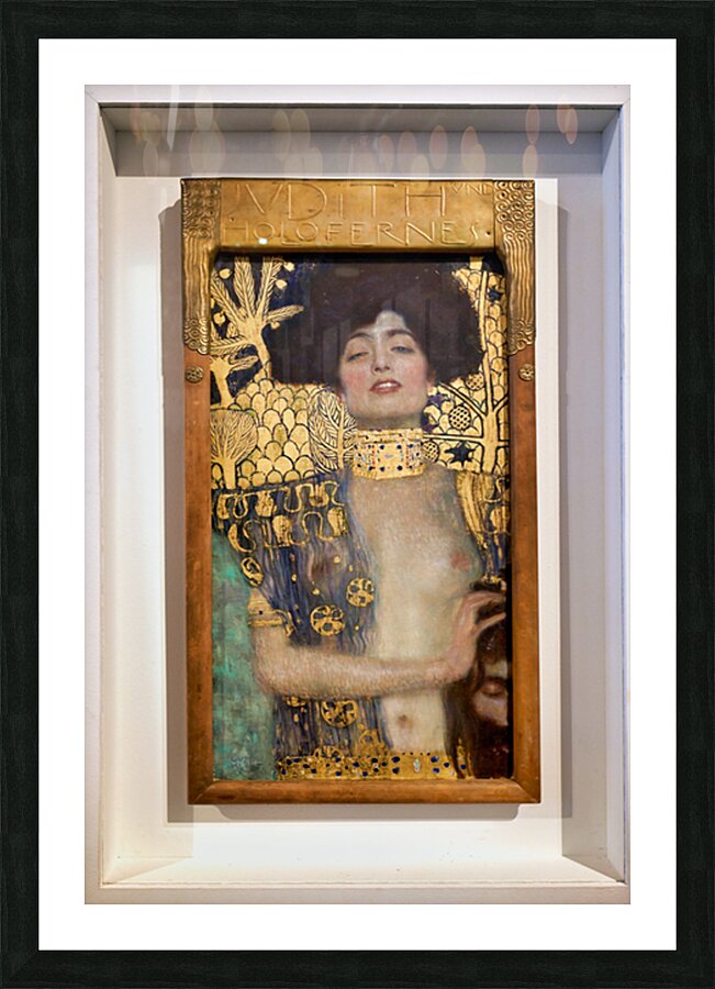 Gustav Klimts Judith and Holofernes painting. Picture Frame print