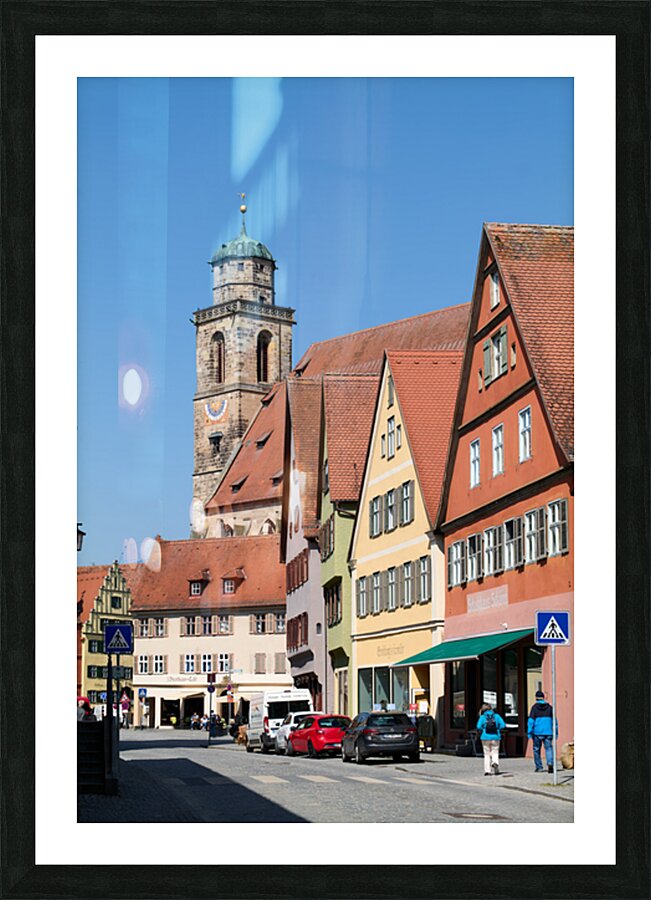 Exploring dinkelsbuhl on the romantic road in bavaria germany Picture Frame print